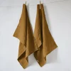 L'Effet Papillon 2 essuie-vaisselle 50 x 70 cm SOLINE Caramel