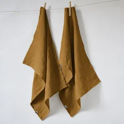 L'Effet Papillon 2 essuie-vaisselle 50 x 70 cm SOLINE Caramel
