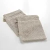 Douceur D'Intérieur 2 gants de toilette 15 x 21 cm eponge unie tendresse Taupe
