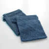 Douceur D'Intérieur 2 gants de toilette 15 x 21 cm eponge unie tendresse Saphir