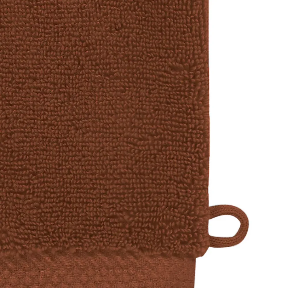 Sensei Maison 3 gants de toilette Zéro Twist 560 g/m² Auburn 16x22 cm SENSOFT