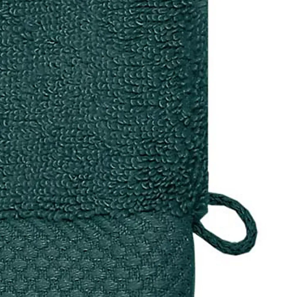 Sensei Maison 3 gants de toilette Zéro Twist 560 g/m² Petrol 16x22 cm SENSOFT
