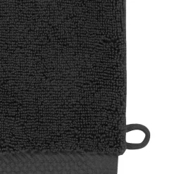 Sensei Maison 3 gants de toilette Zéro Twist 560 g/m² Noir 16x22 cm SENSOFT