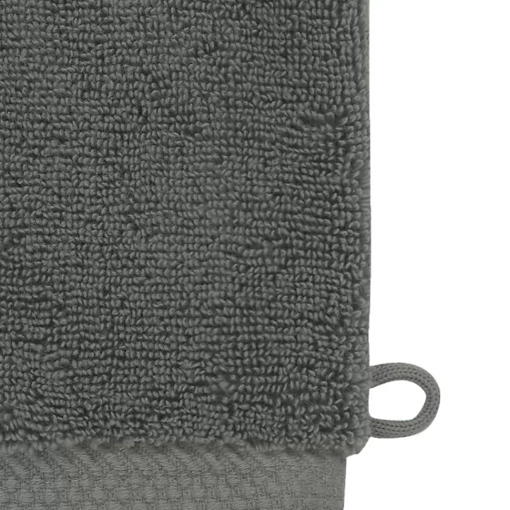 Gant De Toilette|Sensei Maison 3 gants de toilette Zéro Twist 560 g/m² Anthracite 16x22 cm SENSOFT