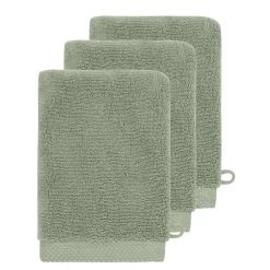 Gant De Toilette|Sensei Maison 3 gants de toilette Zéro Twist 560 g/m² Sauge 16x22 cm SENSOFT
