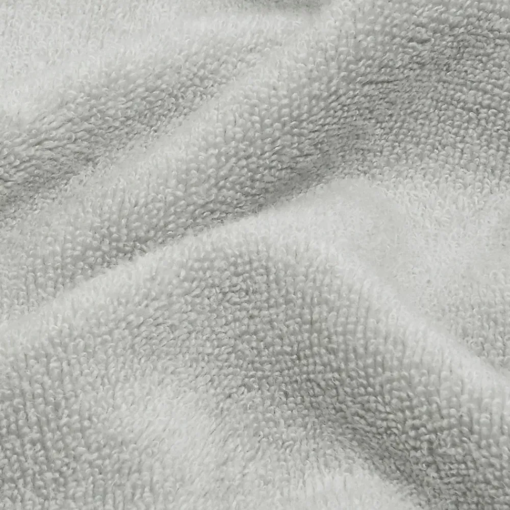 Serviette De Toilette|Sensei Maison 3 grandes serviettes invité Zéro Twist 560 g/m² Gris Perle 40x60 cm SENSOFT
