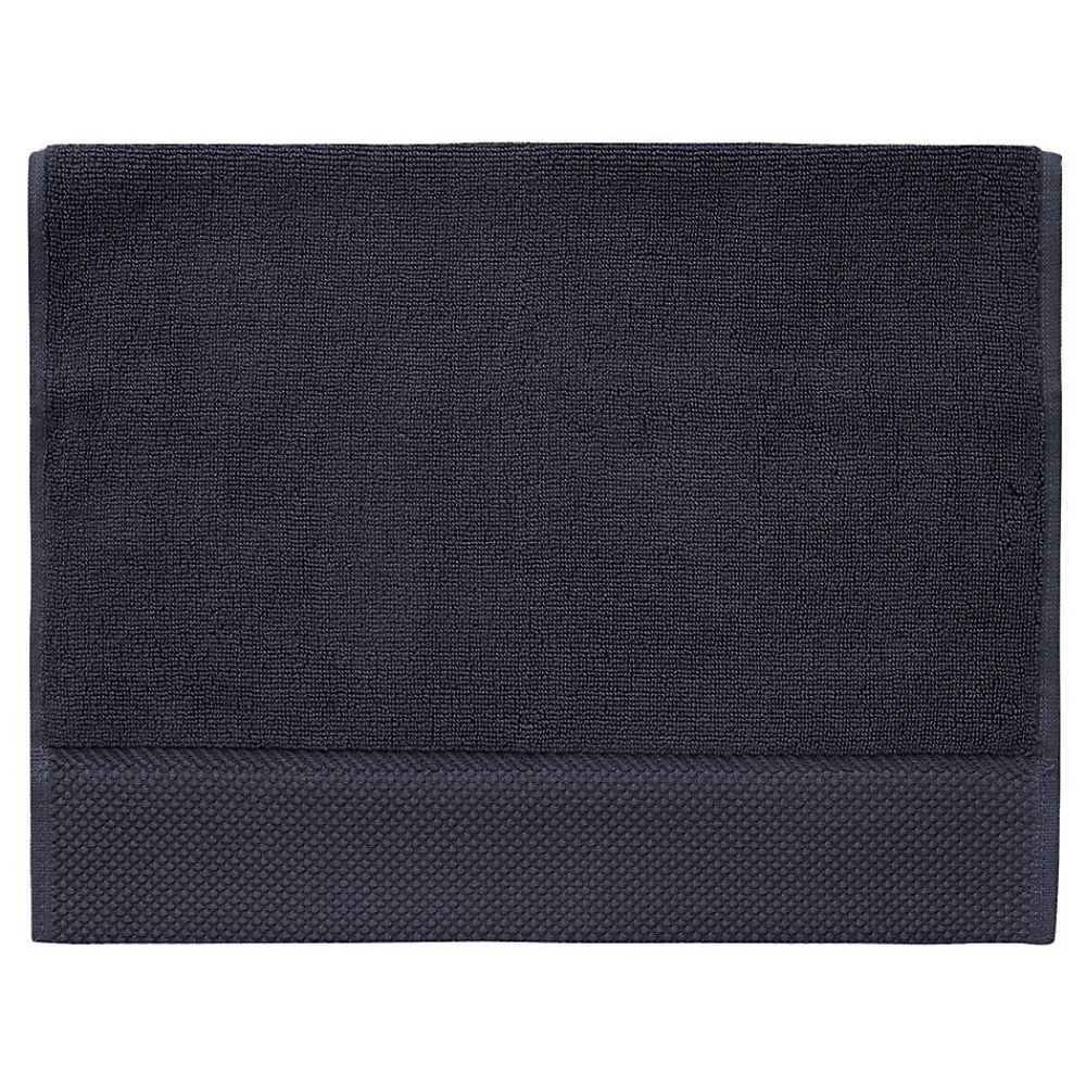 Sensei Maison 3 grandes serviettes invité Zéro Twist 560 g/m² Bleu Nuit 40x60 cm SENSOFT