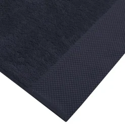 Sensei Maison 3 grandes serviettes invité Zéro Twist 560 g/m² Bleu Nuit 40x60 cm SENSOFT