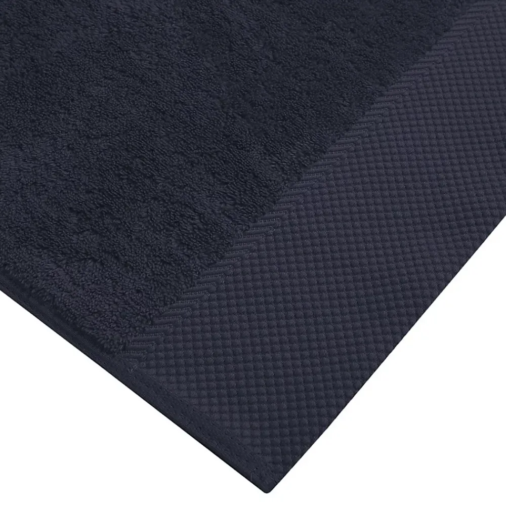 Sensei Maison 3 grandes serviettes invité Zéro Twist 560 g/m² Bleu Nuit 40x60 cm SENSOFT