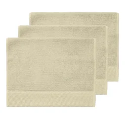 Sensei Maison 3 grandes serviettes invité Zéro Twist 560 g/m² Ficelle 40x60 cm SENSOFT