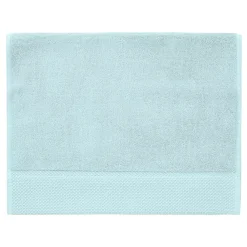 Serviette De Toilette|Sensei Maison 3 grandes serviettes invité Zéro Twist 560 g/m² Bleu Arctic 40x60 cm SENSOFT