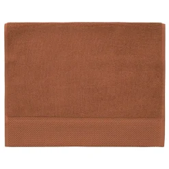 Serviette De Toilette|Sensei Maison 3 grandes serviettes invité Zéro Twist 560 g/m² Auburn 40x60 cm SENSOFT
