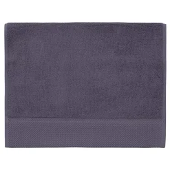 Serviette De Toilette|Sensei Maison 3 grandes serviettes invité Zéro Twist 560 g/m² Myrtille 40x60 cm SENSOFT