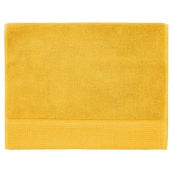 Serviette De Toilette|Sensei Maison 3 grandes serviettes invité Zéro Twist 560 g/m² Safran 40x60 cm SENSOFT