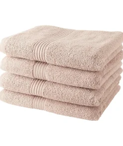 Serviette De Bain|Todays Tools 4 Serviettes de Bain50 x 100 cm - Rose des sables