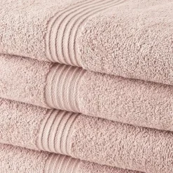 Serviette De Bain|Todays Tools 4 Serviettes de Bain50 x 100 cm - Rose des sables