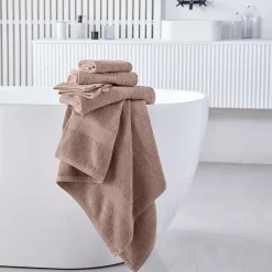 Todays Tools 2 Serviettes de toilette TODAY 50x90 + 2 Draps de bain 70x130 cm 100% Coton - Roses des sables