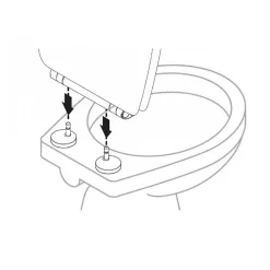 Abattant Wc|Olfa Abattant easy clip à descente assistée au look nageuse (38x49.5 cm - Bleu ciel)