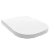 Abattant Wc|Kiamami Valentina Abattant En Thermoplastique Blanc Brillant Avec Fermeture Douce Et Déclipsage Rapide