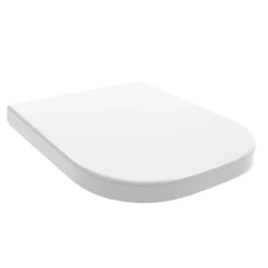Abattant Wc|Kiamami Valentina Abattant En Thermoplastique Blanc Brillant Avec Fermeture Douce Et Déclipsage Rapide