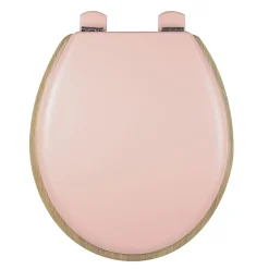 Abattant Wc|Olfa Abattant à descente assistée "rétro pastel" (47x38 cm - Rose Clair)