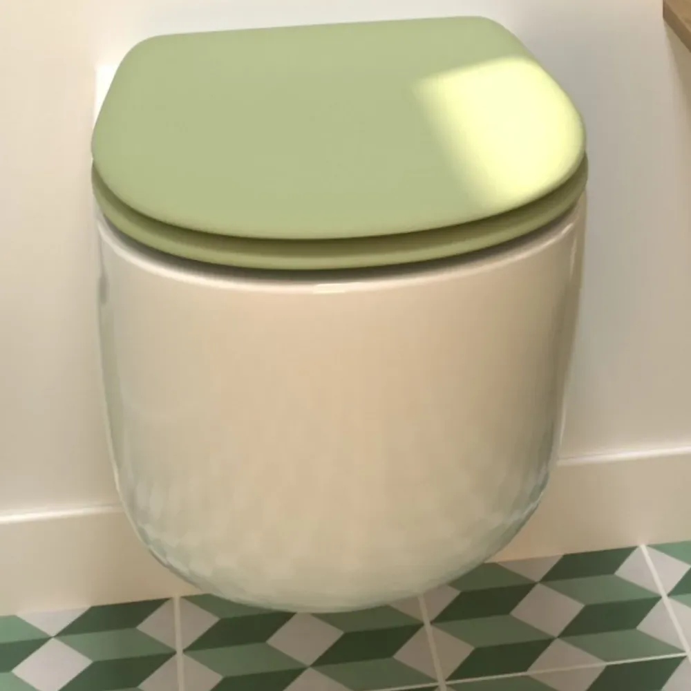 Olfa Abattant uni et déclipsable (36x46 cm - Vert tilleul)
