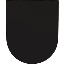Gelco Design Abattant pour wc déclipsable flat noir