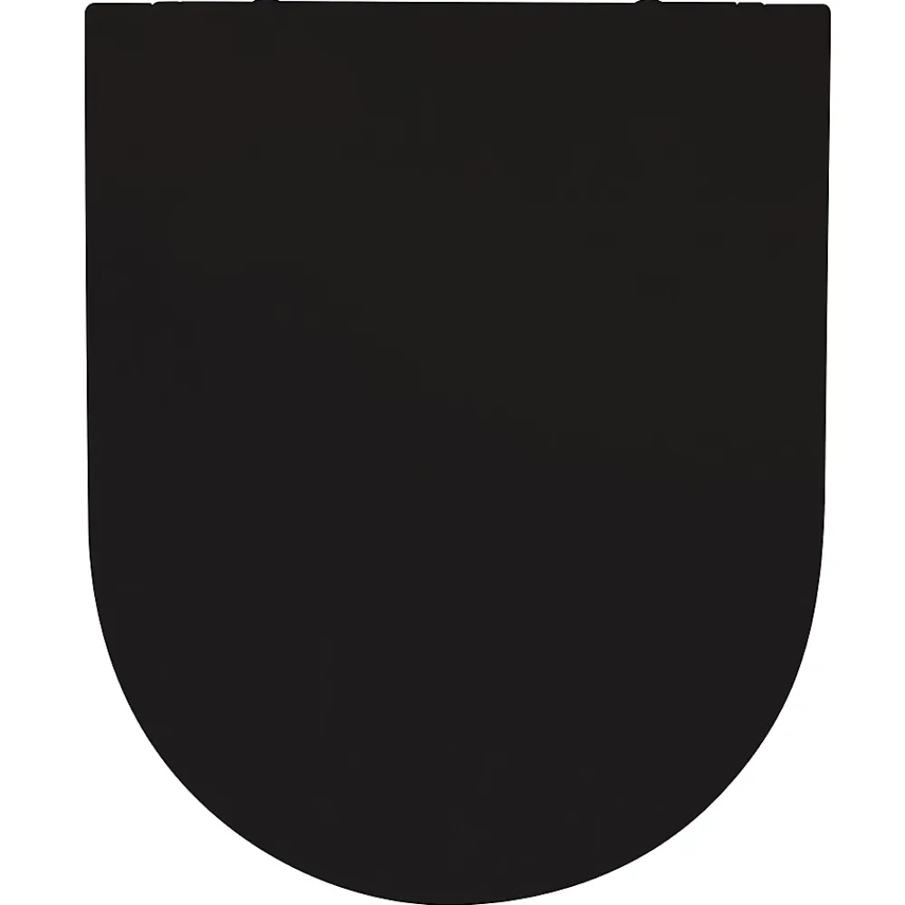 Gelco Design Abattant pour wc déclipsable flat noir