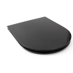 Gelco Design Abattant pour wc déclipsable flat noir