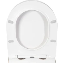 Rea Abattant Uf Duroplast Flat White Carlo Carter White