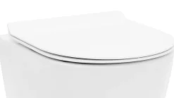 Rea Abattant Uf Duroplast Flat White Carlo Carter White