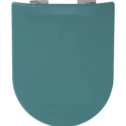 Olfa Abattant uni wood slim double avec descente assistée (36.5x48 cm - Bleu Foncé)