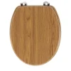 Abattant Wc|Douceur D'Intérieur Abattant wc - - Effet bois (45x37.5 cm - Marron Brun)