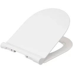 5Five Abattant WC à fermeture ralentie, ultra fin, blanc,