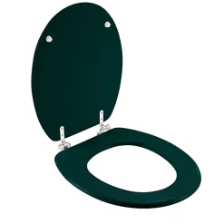 Abattant Wc|Douceur D'Intérieur Abattant WC 37.5 x 46 cm en MDF imprimé Jade