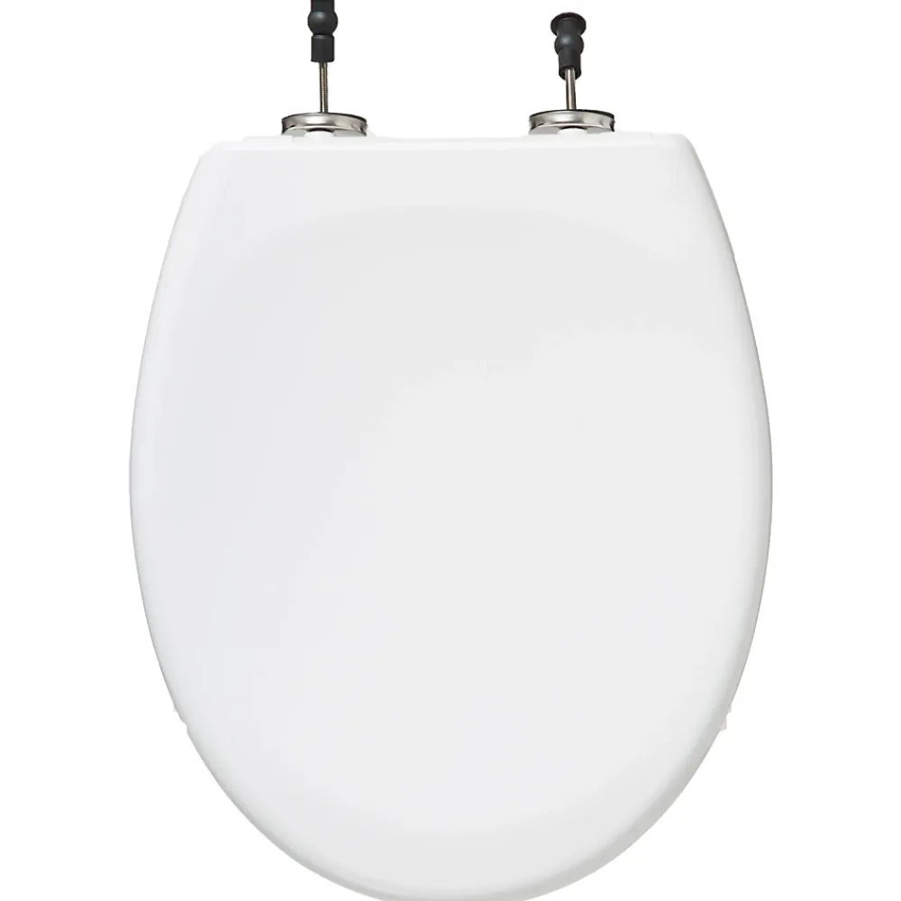 5Five Abattant WC antibactérien blanc à clipser avec frein de chute