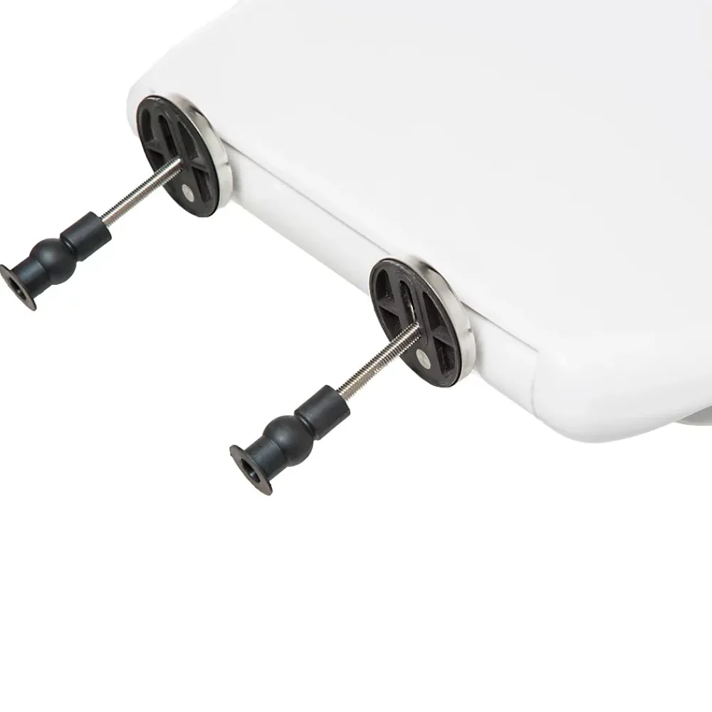 5Five Abattant WC antibactérien blanc à clipser avec frein de chute