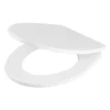 GoodHome Abattant WC avec frein de fermeture, blanc, Morava
