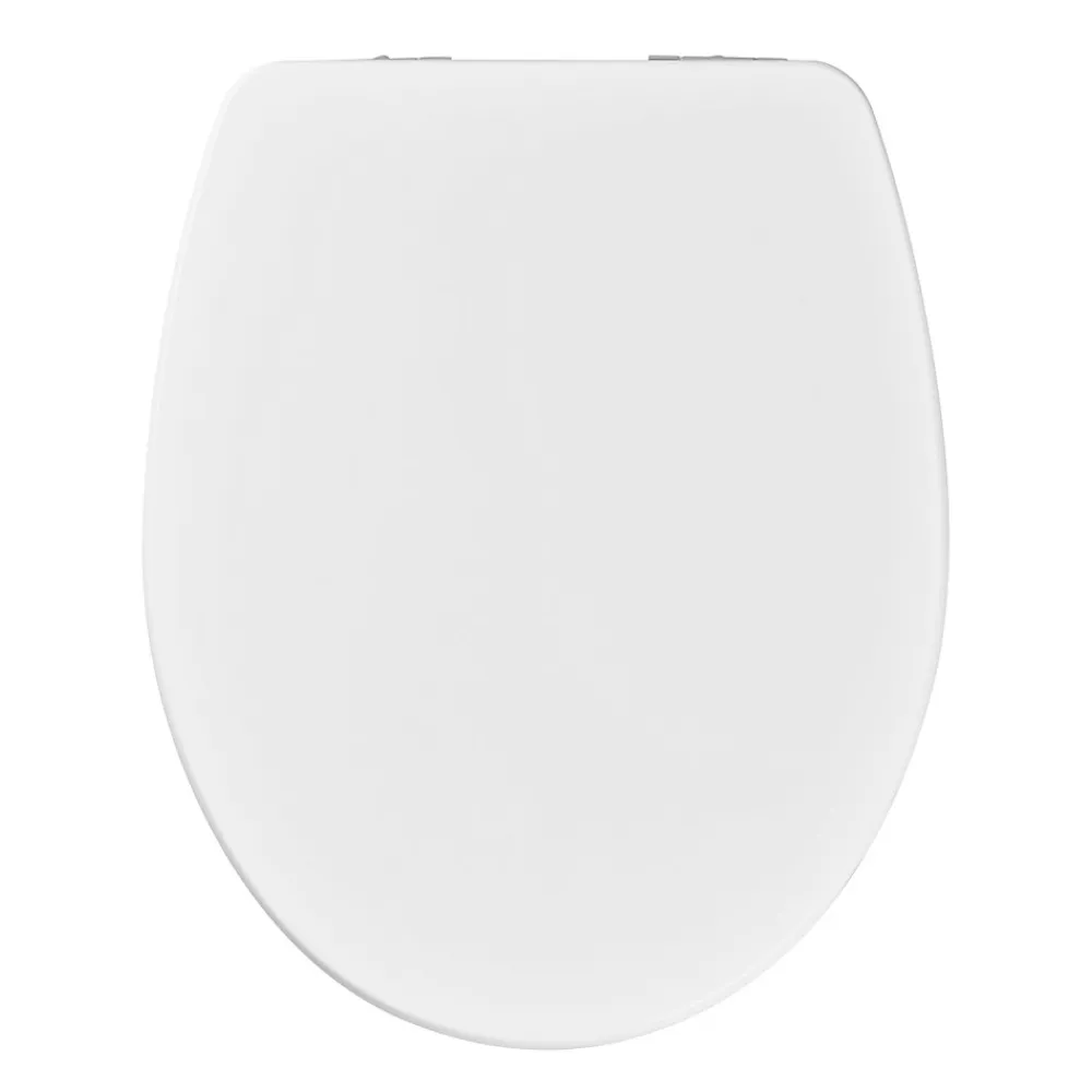 GoodHome Abattant WC avec frein de fermeture, blanc, Morava