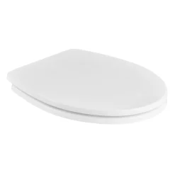 GoodHome Abattant WC avec frein de fermeture, blanc, Morava