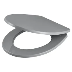 GoodHome Abattant WC avec frein de fermeture, gris, Morava