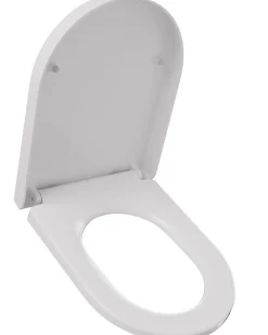 Abattant Wc|Anycée Max Abattant WC avec Système d'abaissement Automatique en Duroplast, ANYCEE MAX Couvercle de Toilette, en Forme de D