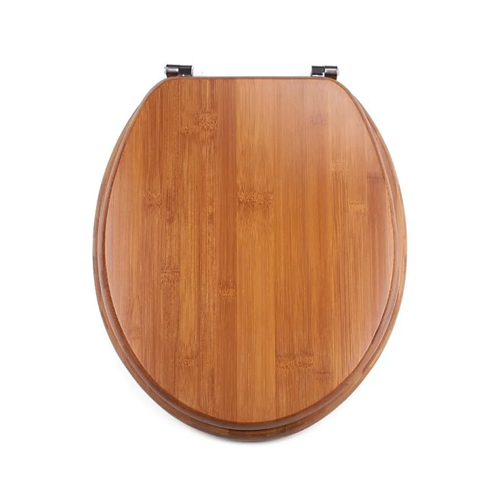 MSV Abattant wc Bambou Charnières Inox