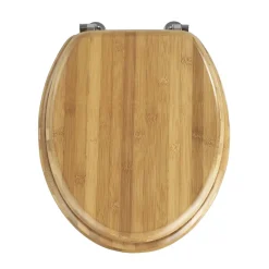 Wenko Abattant WC Bambou - Fixation métallique