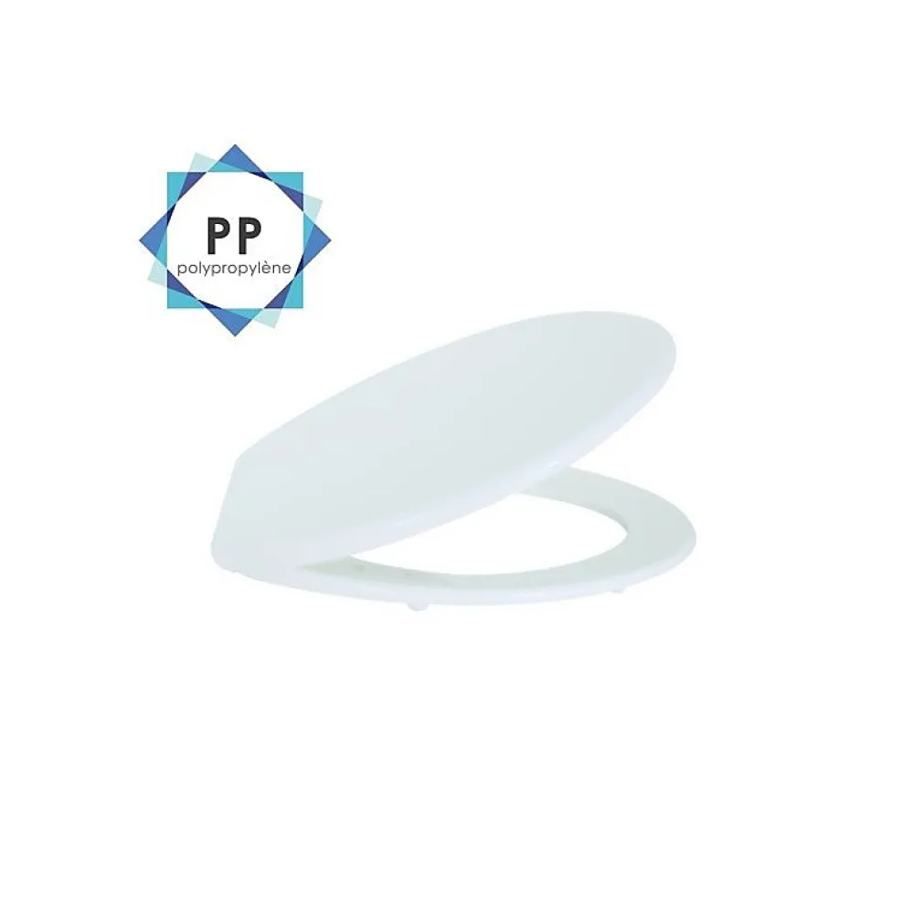 MSV Abattant wc Blanc Charnières PS