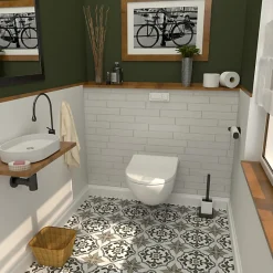 Bemis Abattant WC blanc brillant D-Shape