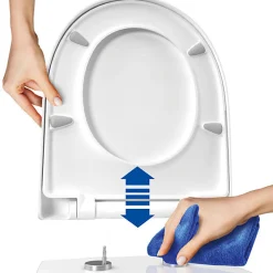 Bemis Abattant WC blanc brillant D-Shape