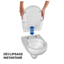 Bemis Abattant WC blanc brillant Classic