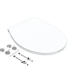 Abattant Wc|Bemis Abattant WC blanc brillant Slim
