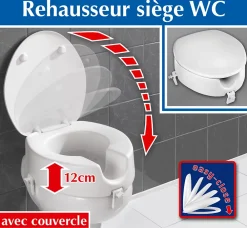 Abattant Wc|Wenko Abattant WC blanc Duroplast Secura